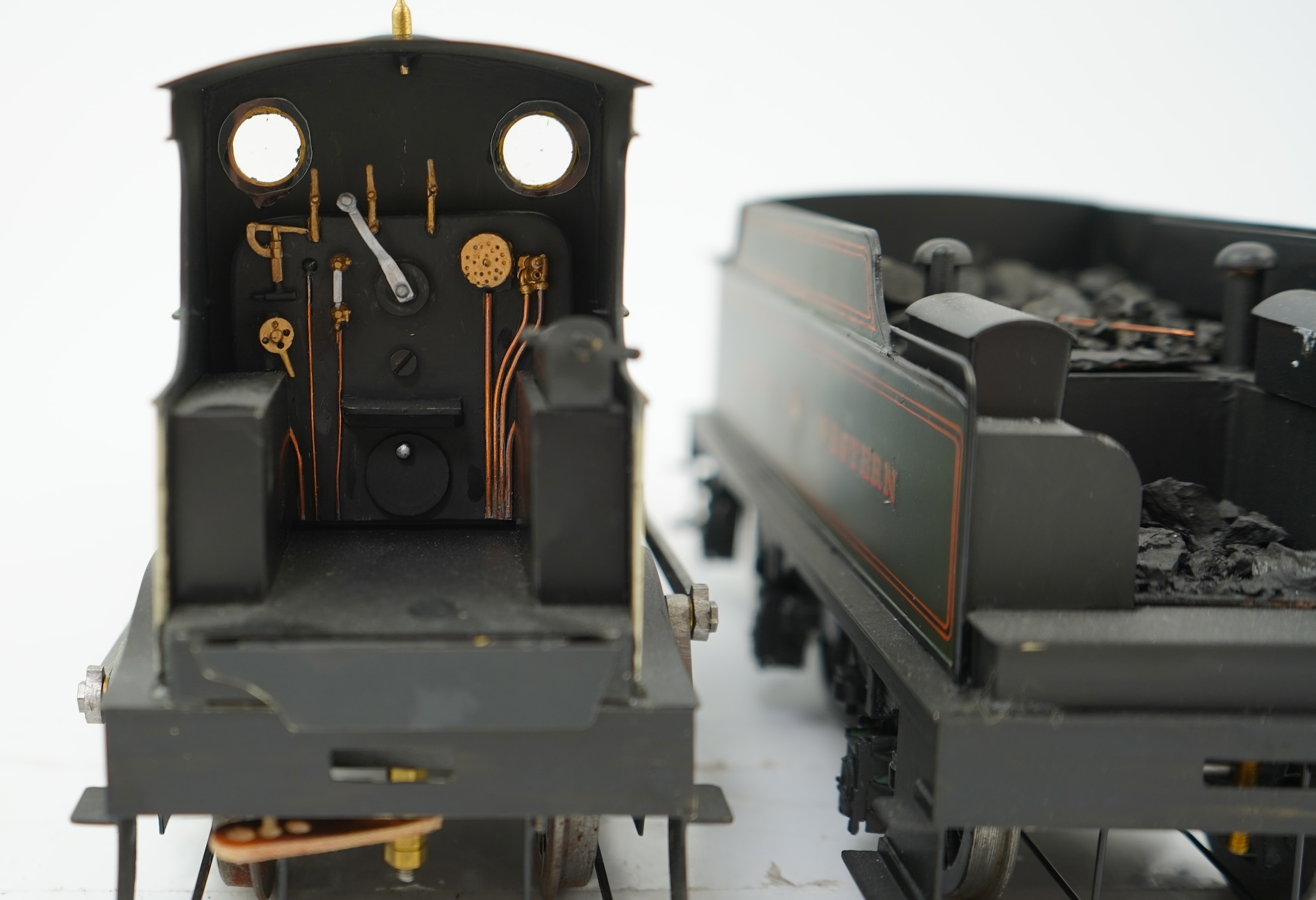 A Gauge One Cherry Scale Models (No.67) model of a GWR Dean 3206 Barnum Class, 2-4-0 tender locomotive, 3211, the model is powered for two rail operation.